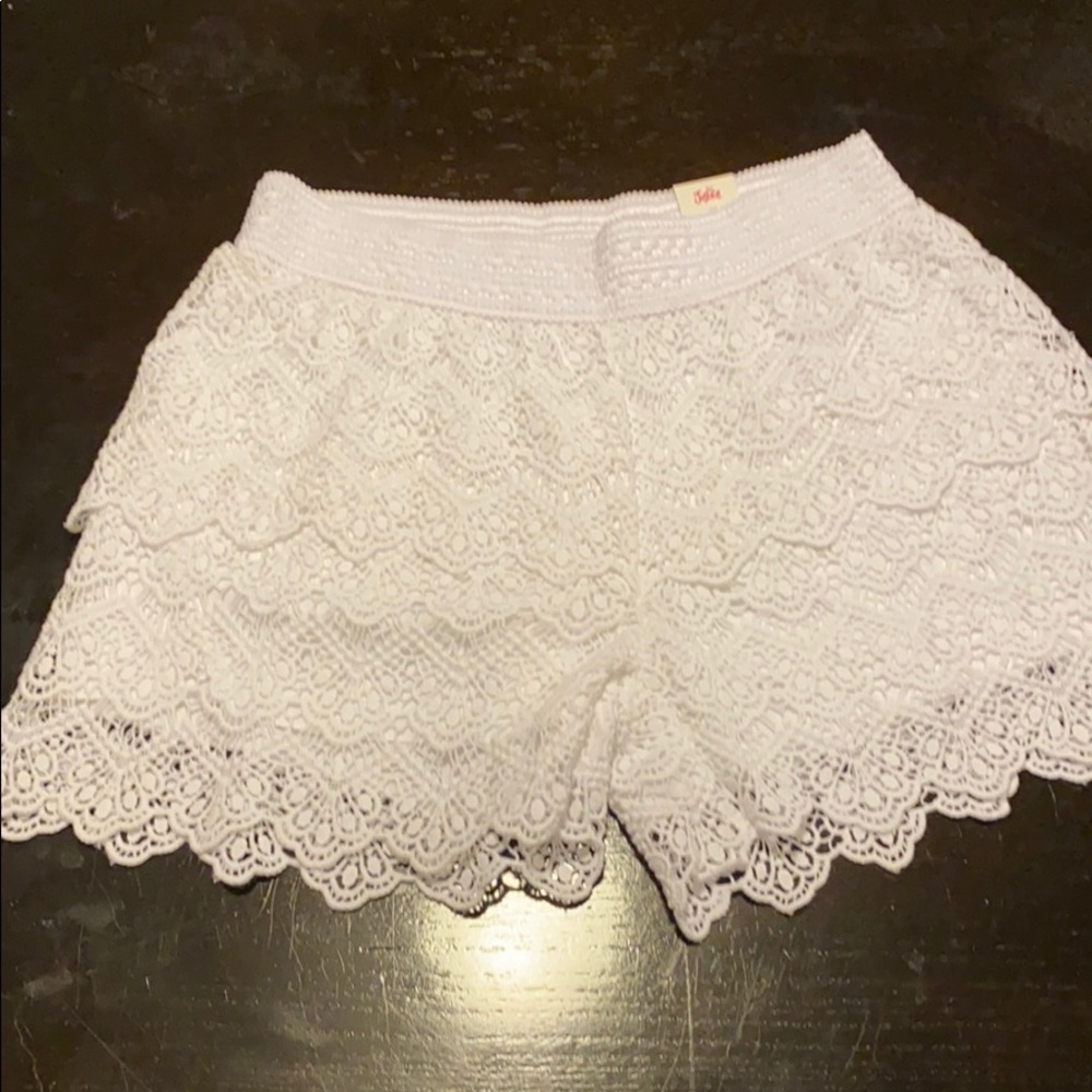White shorts